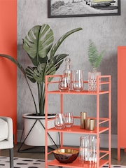 Novogratz Orange Cache Metal Rolli Cart - Image 1 of 3