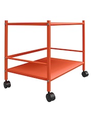 Novogratz Orange Cache Metal Rolli Cart - Image 3 of 3