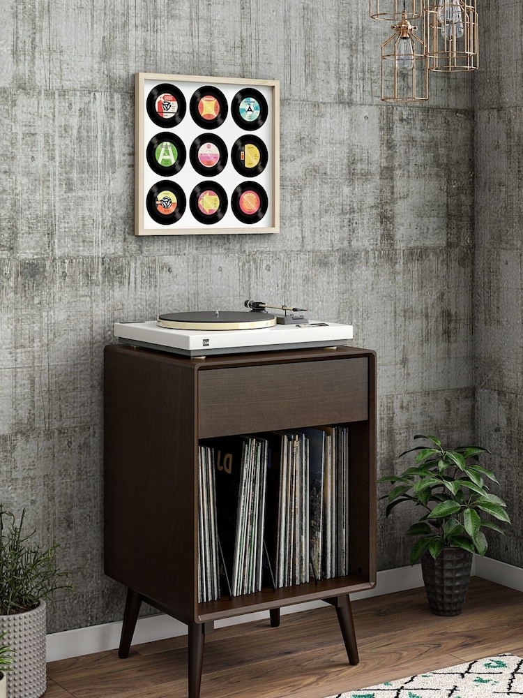 Novogratz Brown Brittany Turntable Stand - Image 2 of 5