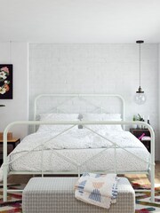 Novogratz Green Francis Farmhouse Metal Bed - Image 1 of 5