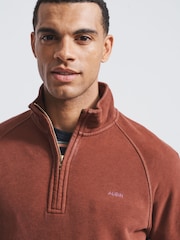 Aubin Provost Zip Neck Sweat Top - Image 4 of 6