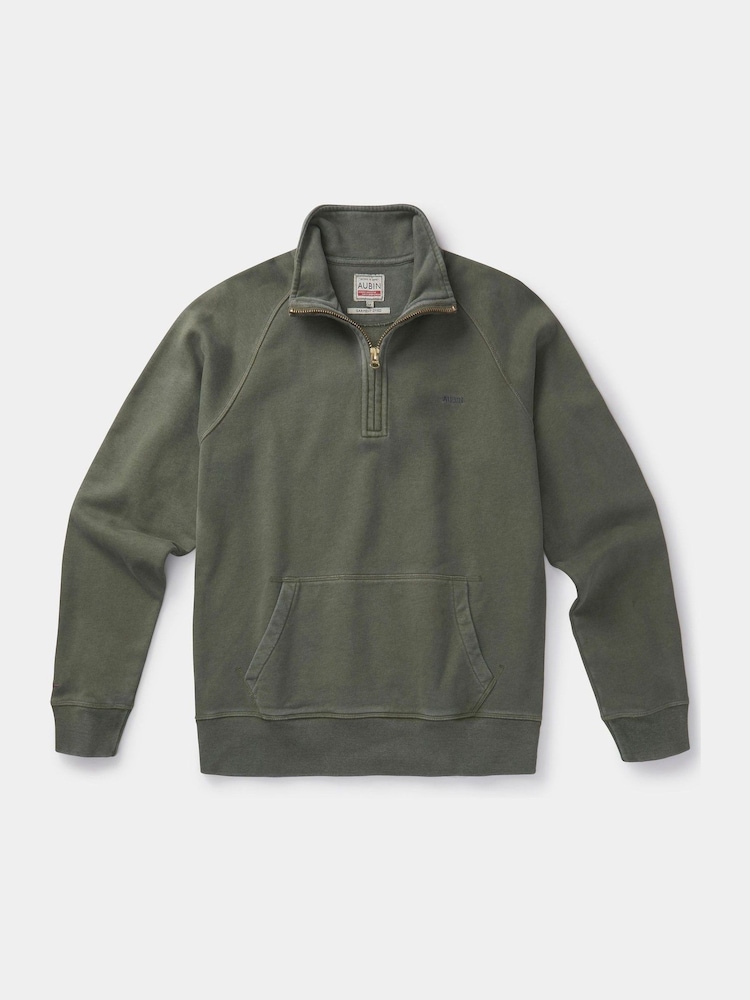 Aubin Cotton Provost Quarter Zip 100% Cotton Sweat Top - Image 6 of 6