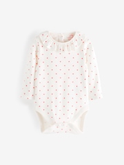 Baby Pink Character Bunny 2 Piece Velour Dungarees And Bodysuit Set (0mths-2yrs) - Image 7 of 8