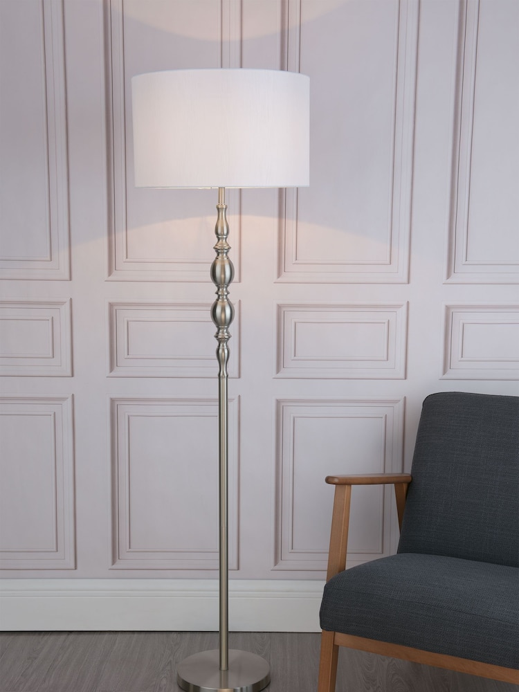 Dar Lighting Bronze Alicante Floor Lamp With Shade - Image 1 of 5