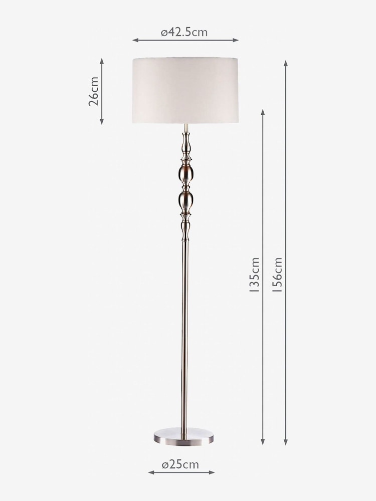 Dar Lighting Bronze Alicante Floor Lamp With Shade - Image 5 of 5 Dar Lighting Bronze Alicante Floor Lamp With Shade - Image 5 of 5