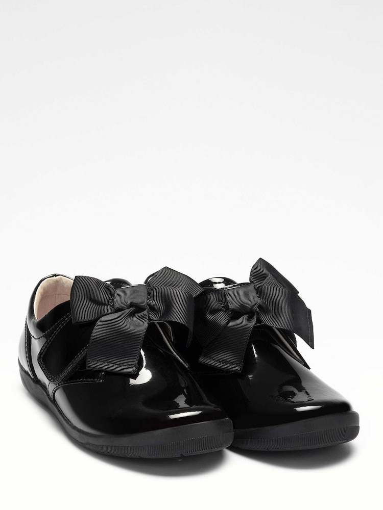 Lelli Kelly Elizebeth Black Bow Shoes - Image 2 of 5