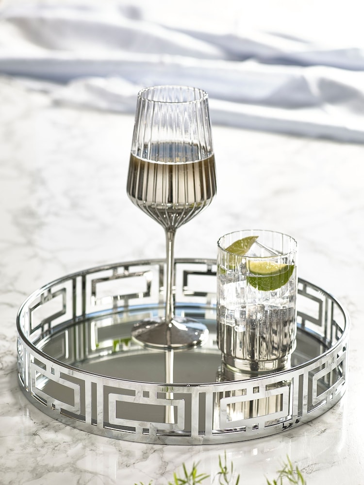 Silver Grosvenor Mirror Tray - Image 1 of 2
