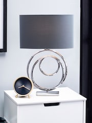 BHS Silver Saturn Table Lamp - Image 2 of 6