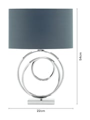 BHS Silver Saturn Table Lamp - Image 4 of 6