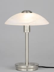 BHS Silver Archie Touch Lamp - Image 2 of 4