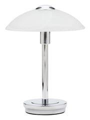 BHS Silver Archie Touch Lamp - Image 4 of 4