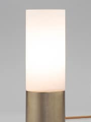 BHS Brass Cylinder Touch Lamp - Image 2 of 4
