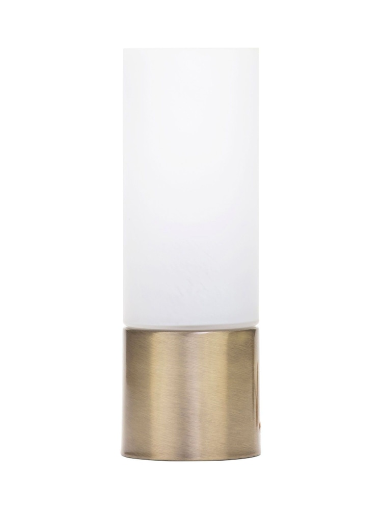 BHS Brass Cylinder Touch Lamp - Image 4 of 4