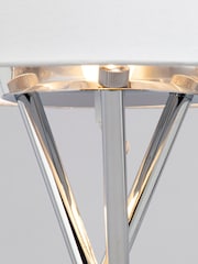 BHS Silver Drey Table Lamp - Image 2 of 4
