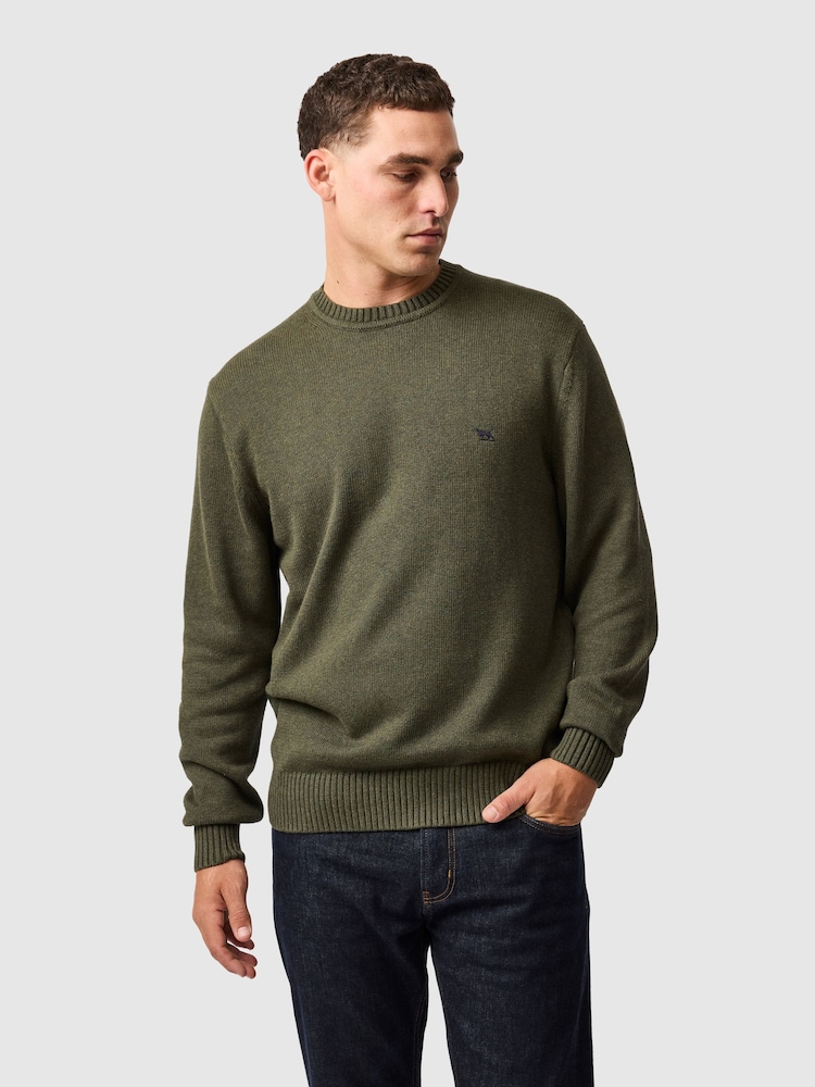 Rodd & Gunn Dark Green Knit Jumper - Image 1 of 5 Rodd & Gunn Dark Green Knit Jumper - Image 1 of 5