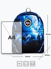 Hype. Blue Galaxy Lightning Backpack - Image 7 of 9