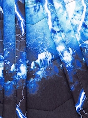 Hype. Blue Galaxy Lightning Backpack - Image 9 of 9