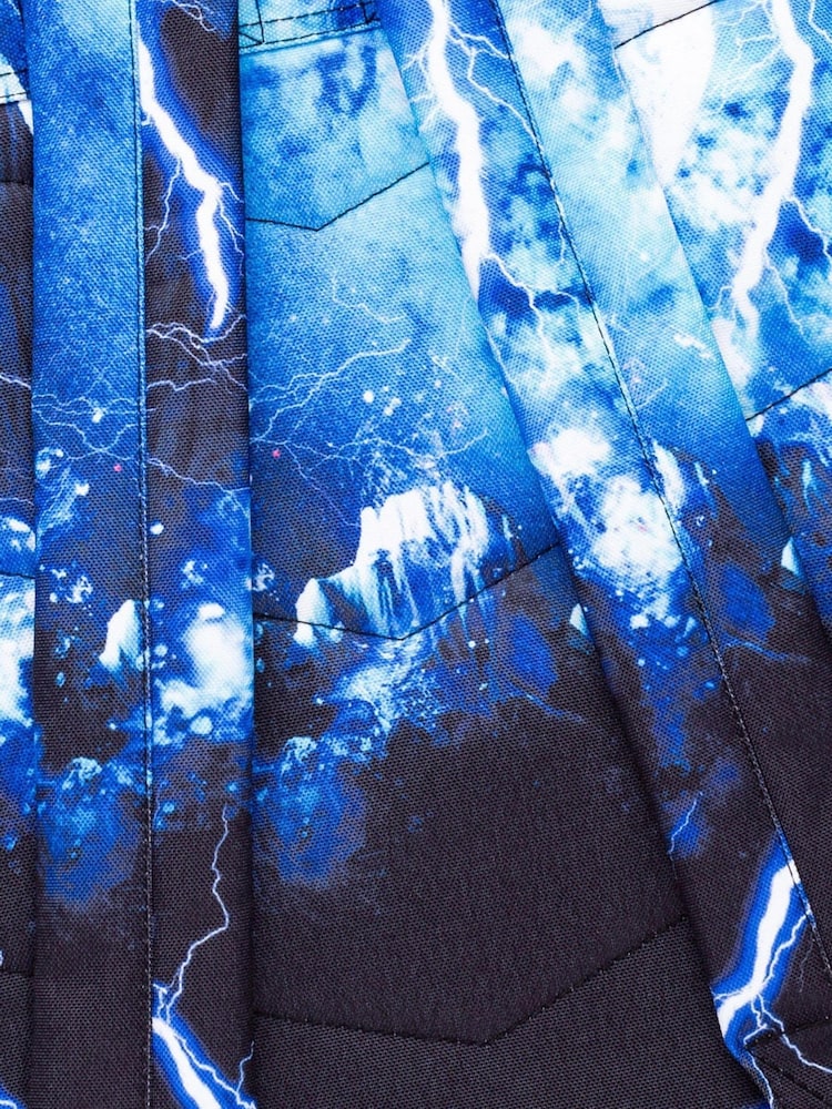Hype. Blue Galaxy Lightning Backpack - Image 9 of 9