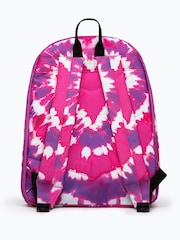 Hype. Pink Heart Hippy Tie Dye Backpack - Image 1 of 4