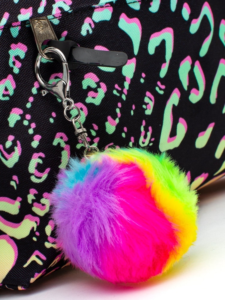 Hype. Black Gradient Pastel Animal Print Backpack - Image 7 of 9