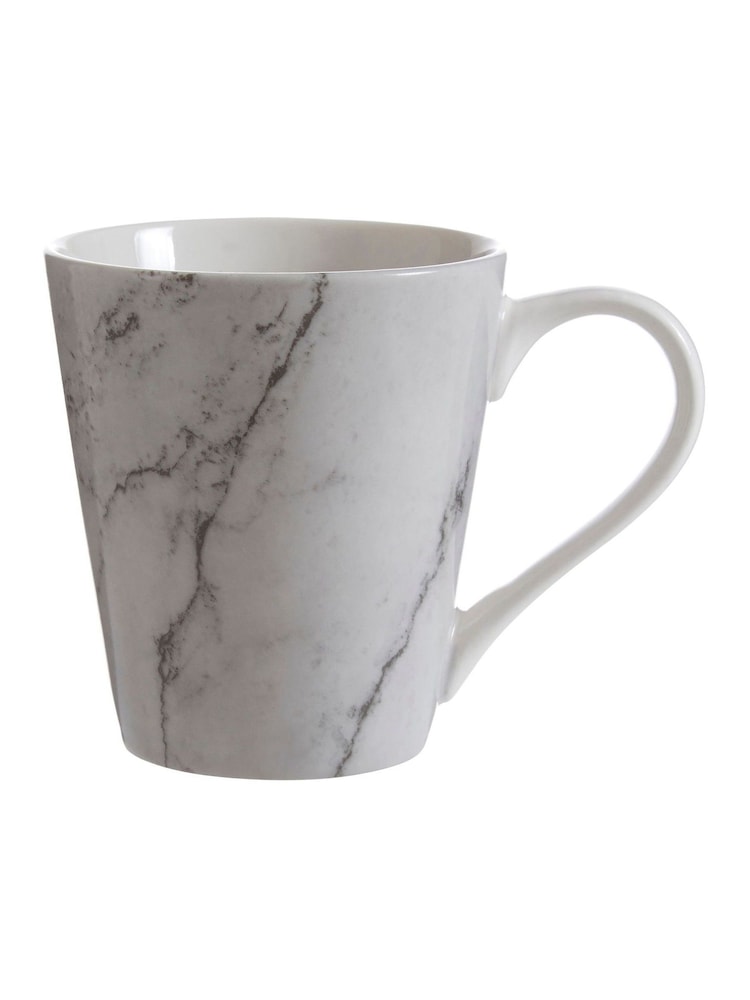 Interiors by Premier 16 Piece Grey Marble Dinner Set - Image 4 of 4