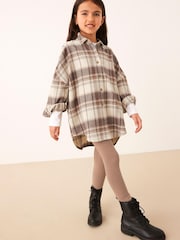 Neutral Check Shirt And Leggings Set (3-16yrs) - Image 1 of 7