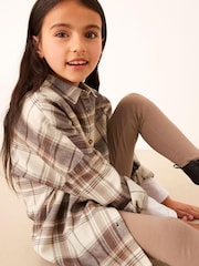 Neutral Check Shirt And Leggings Set (3-16yrs) - Image 5 of 7