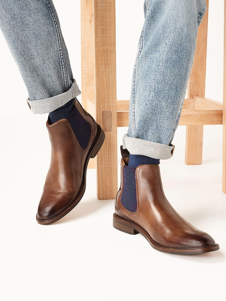 Brown Formal Chelsea Boots - Image 1 of 5