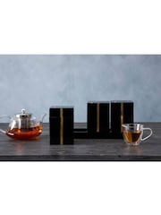 Fifty Five South Black Odell Canister Set With Tray - Image 4 of 4