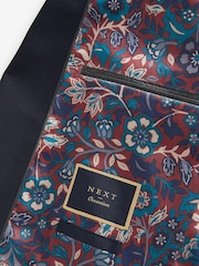 Blue Slim Slim Fit Morning Wool Suit Jacket - Image 10 of 10