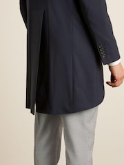 Blue Slim Slim Fit Morning Wool Suit Jacket - Image 4 of 10