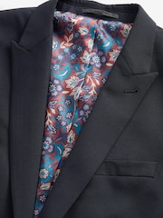 Blue Slim Slim Fit Morning Wool Suit Jacket - Image 9 of 10