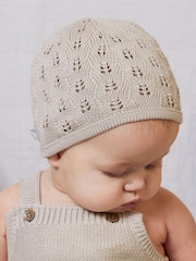The Little Tailor 100% Cotton Knitted Hat - Image 1 of 5