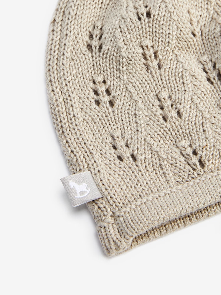 The Little Tailor 100% Cotton Knitted Hat - Image 5 of 5