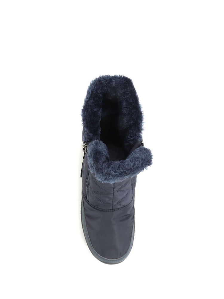 Pavers Ladies Faux Fur Lined Weather Boots - Image 2 of 6