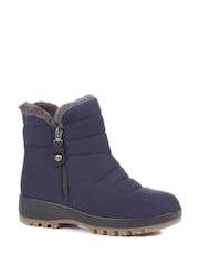 Pavers Blue Shower Proof Padded Boots - Image 2 of 5