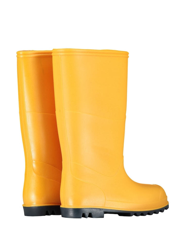 Muddy Puddles Yellow Classic Waterproof Wellies - Image 3 of 4