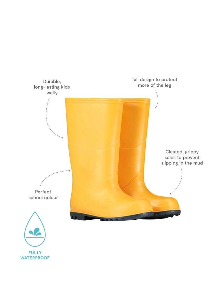 Rumena - Muddy Puddles Klasični nepremočljivi čevlji - Slika 6 iz 6 Rumena - Muddy Puddles Klasični nepremočljivi čevlji - Slika 6 iz 6