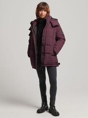 Superdry Red Expedition Cocoon Padded Coat - Image 4 of 7
