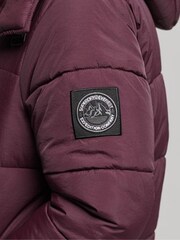 Superdry Red Expedition Cocoon Padded Coat - Image 6 of 7
