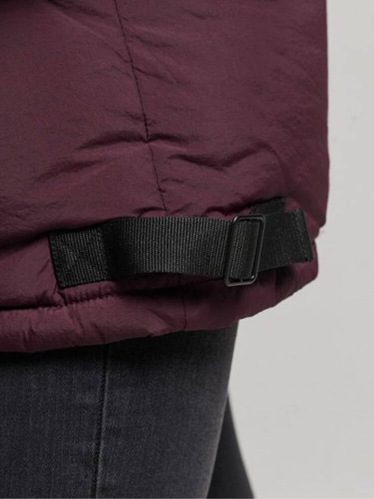 Superdry Red Expedition Cocoon Padded Coat - Image 7 of 7