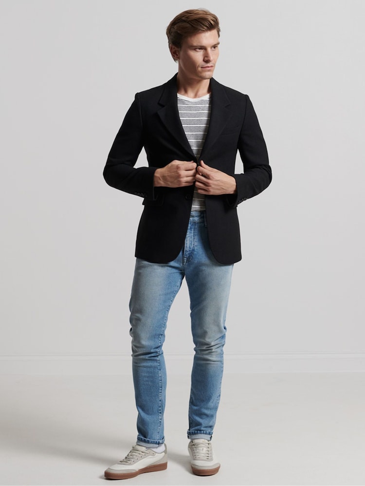 Superdry Black Studios Wool Blazer - Image 1 of 4