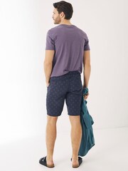 FatFace Blue Seaton Geo Print Shorts - Image 2 of 4