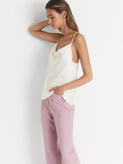 Reiss Ivory Keeva Satin Cami Top - Image 5 of 6