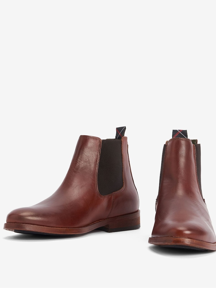 Barbour® Mahogany Brown Bedlington Chelsea Boots - Image 1 of 6 Barbour® Mahogany Brown Bedlington Chelsea Boots - Image 1 of 6