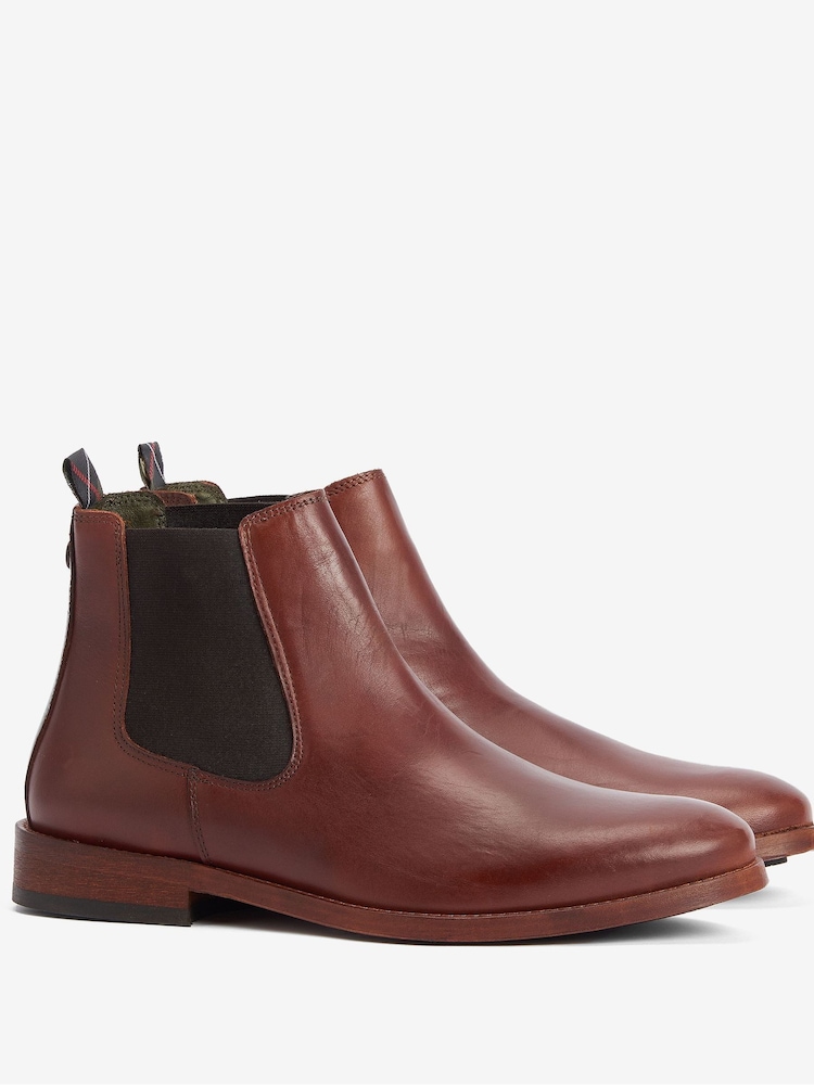 Barbour® Mahogany Brown Bedlington Chelsea Boots - Image 2 of 6 Barbour® Mahogany Brown Bedlington Chelsea Boots - Image 2 of 6