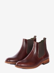 Barbour® Mahogany Brown Bedlington Chelsea Boots - Image 3 of 6