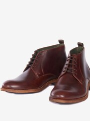 Barbour® Mahogany Brown Benwell Chukka Boots - Image 3 of 5