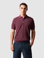 Rodd & Gunn Red Masons Flat Knit Polo Shirt - Image 1 of 5