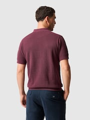 Rodd & Gunn Red Masons Flat Knit Polo Shirt - Image 2 of 5